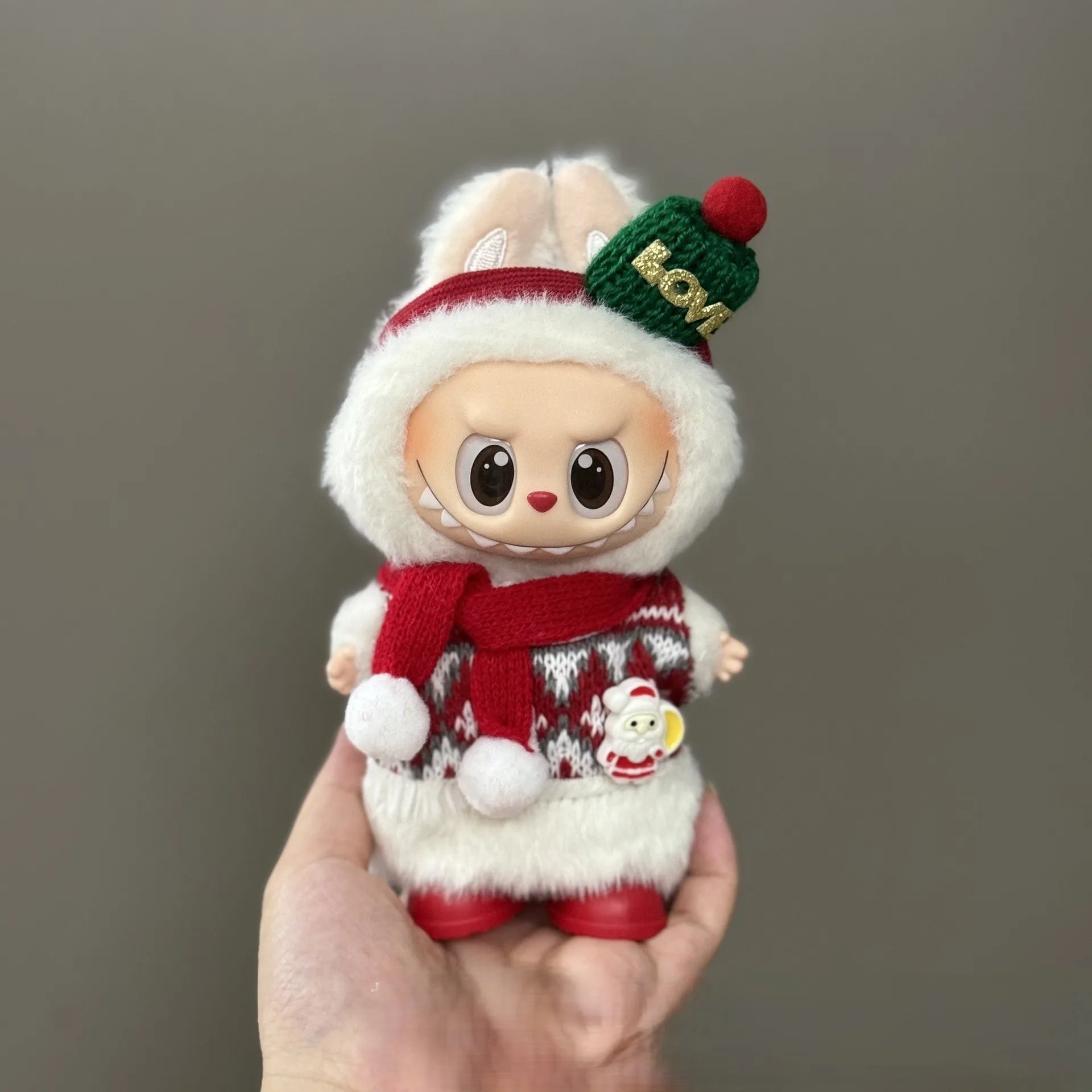 Labubu Doll Christmas Outfit Set