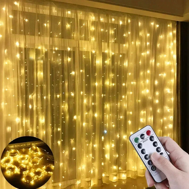 USB Fairy Light Curtain Garland