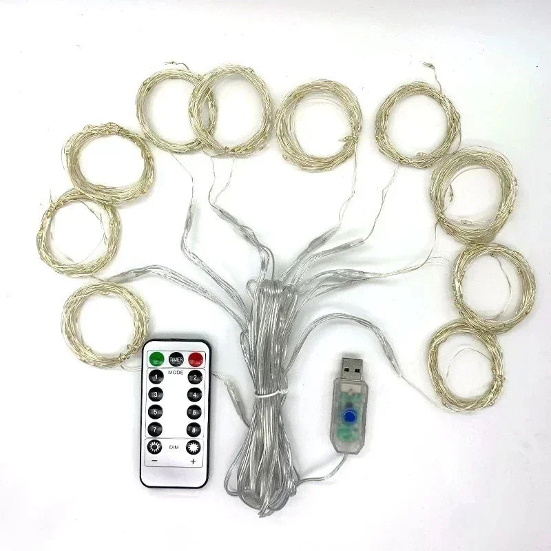 USB Fairy Light Curtain Garland