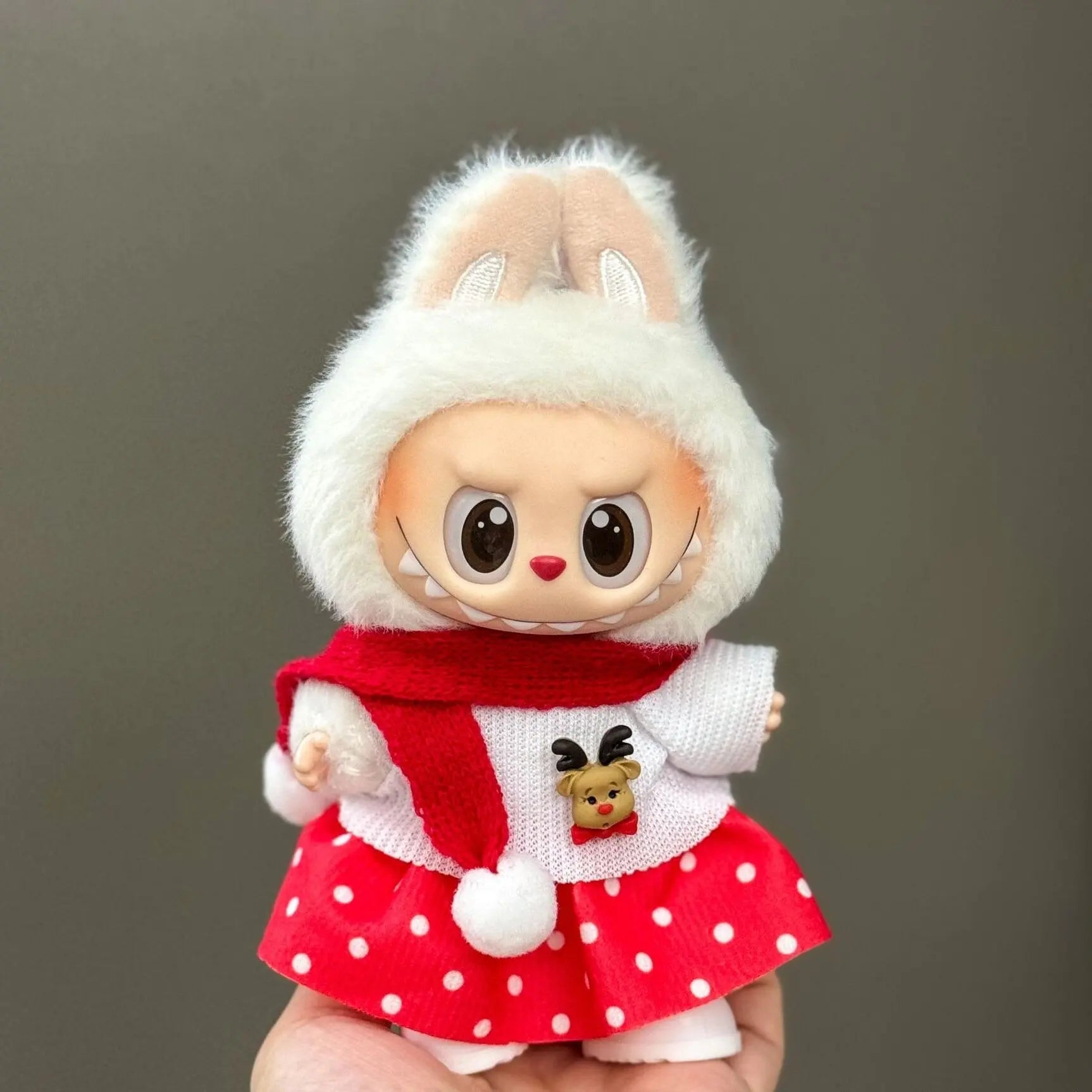 Labubu Doll Christmas Outfit Set
