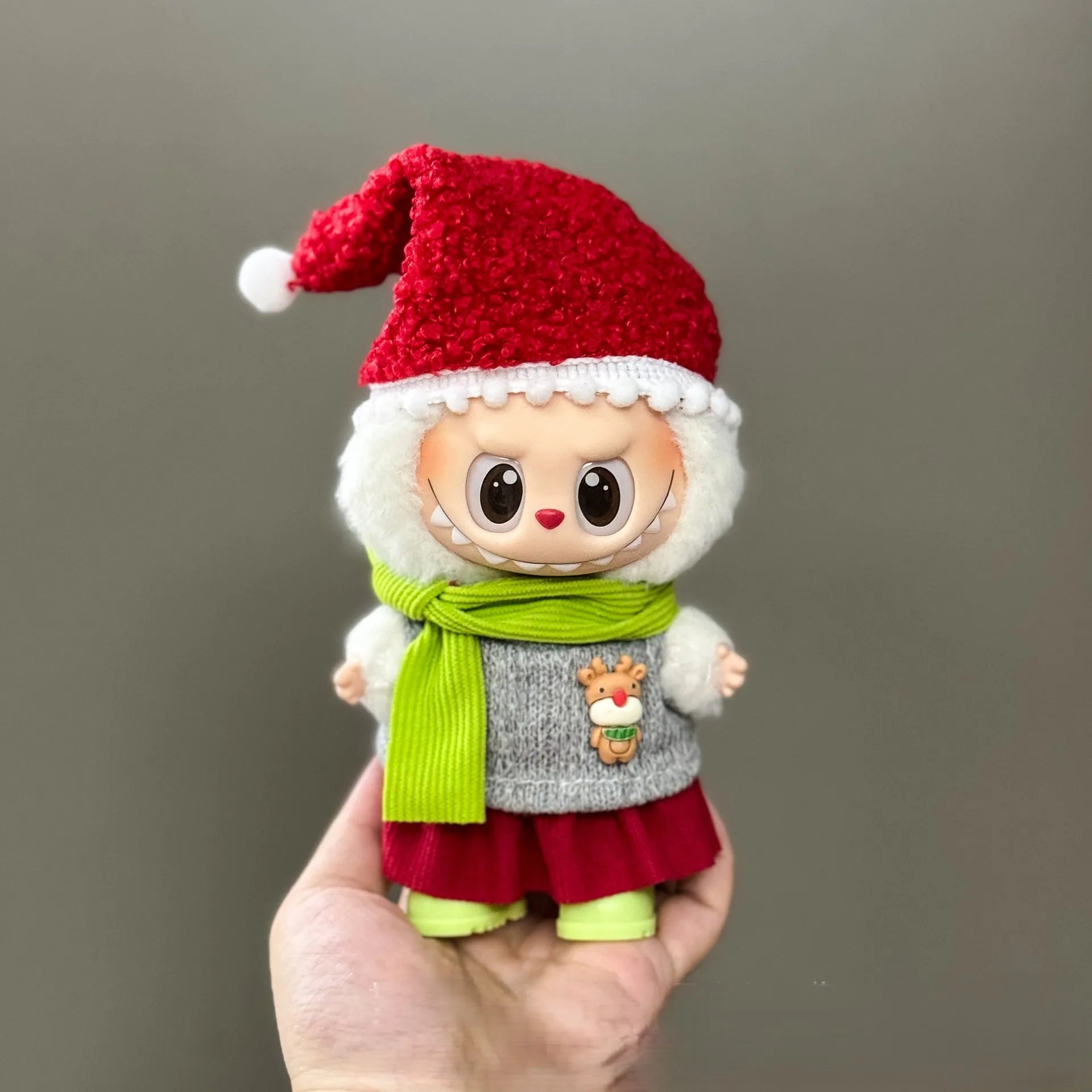 Labubu Doll Christmas Outfit Set