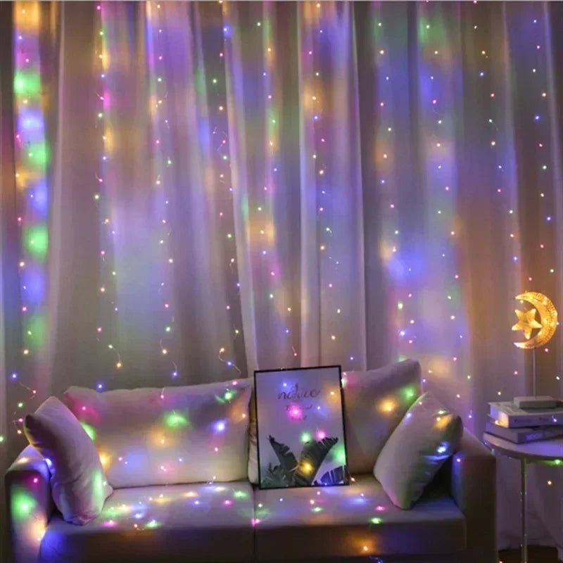USB Fairy Light Curtain Garland