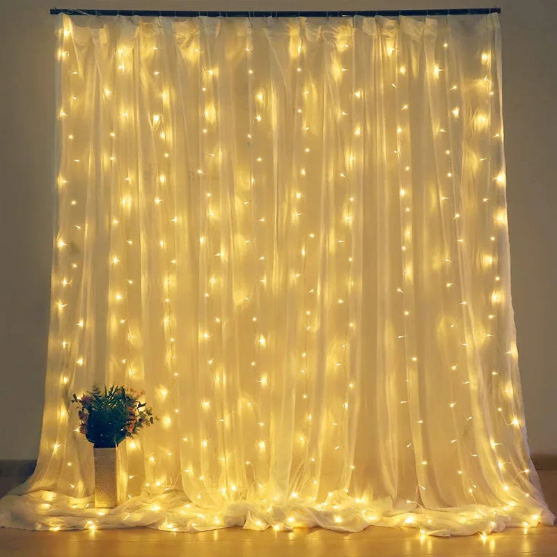 USB Fairy Light Curtain Garland