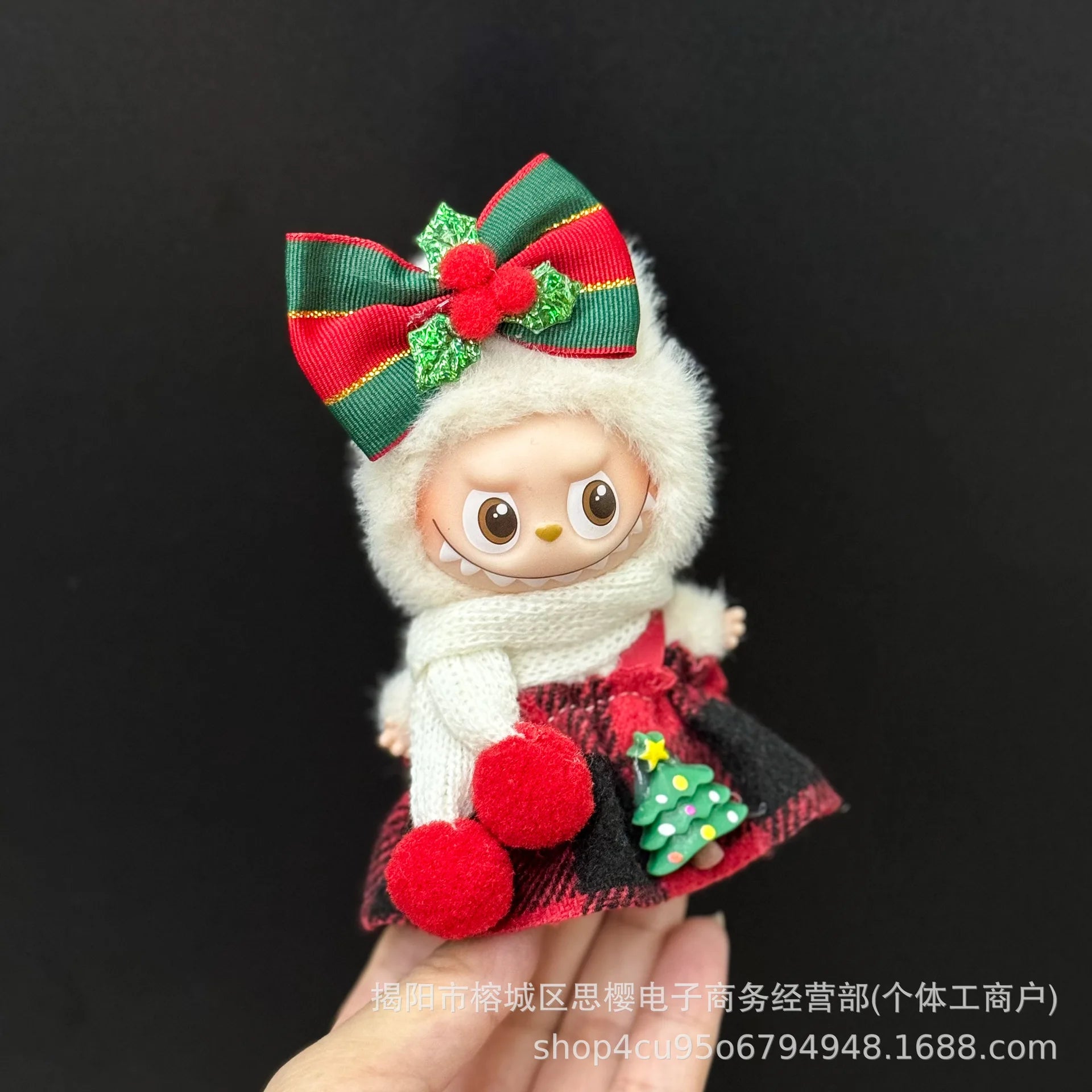 Labubu Doll Christmas Outfit Set