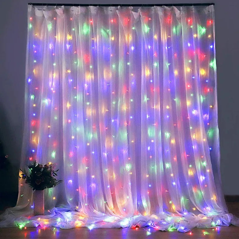 USB Fairy Light Curtain Garland