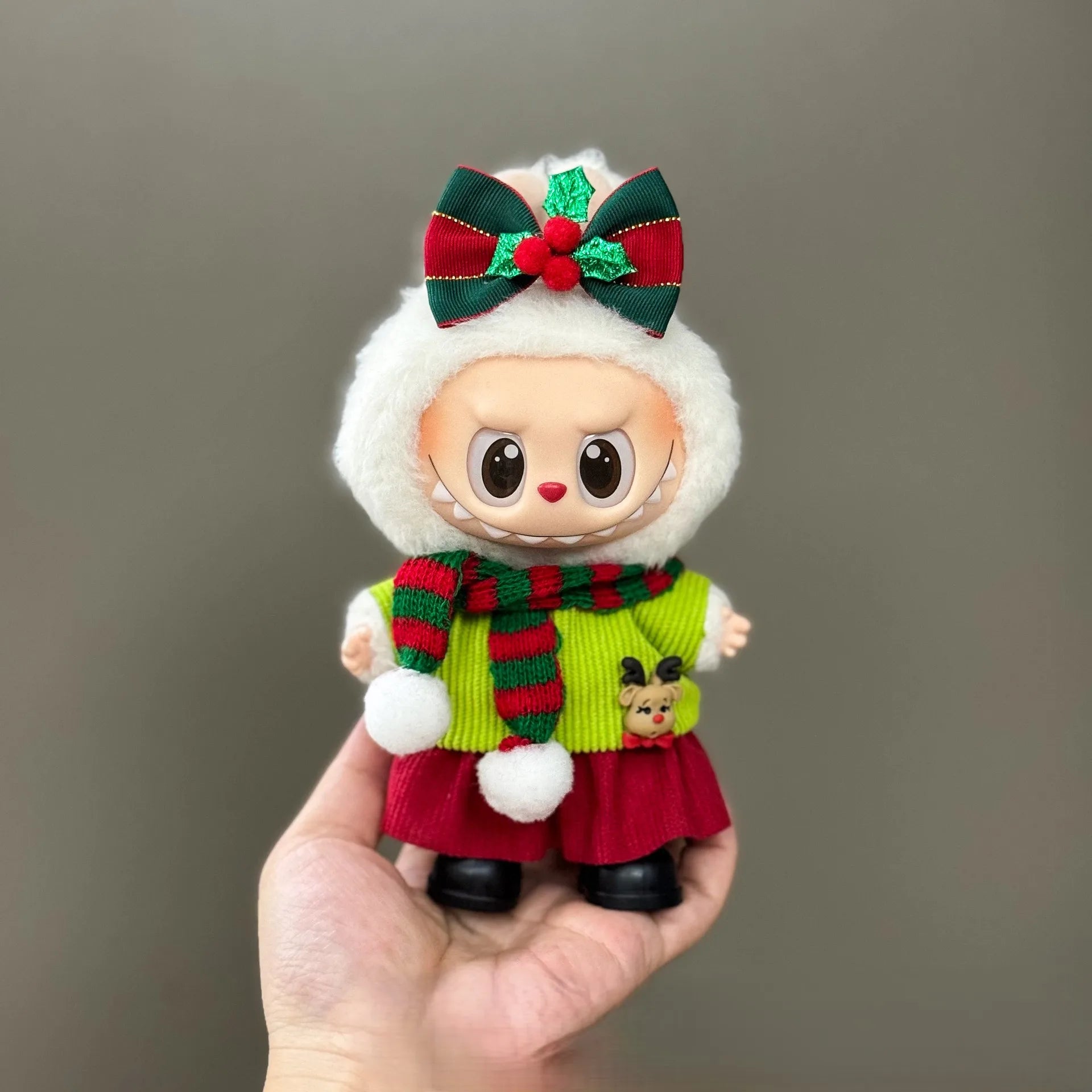 Labubu Doll Christmas Outfit Set
