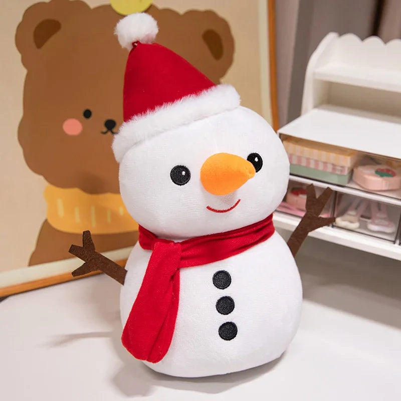 Snowman Santa Holiday Doll Set