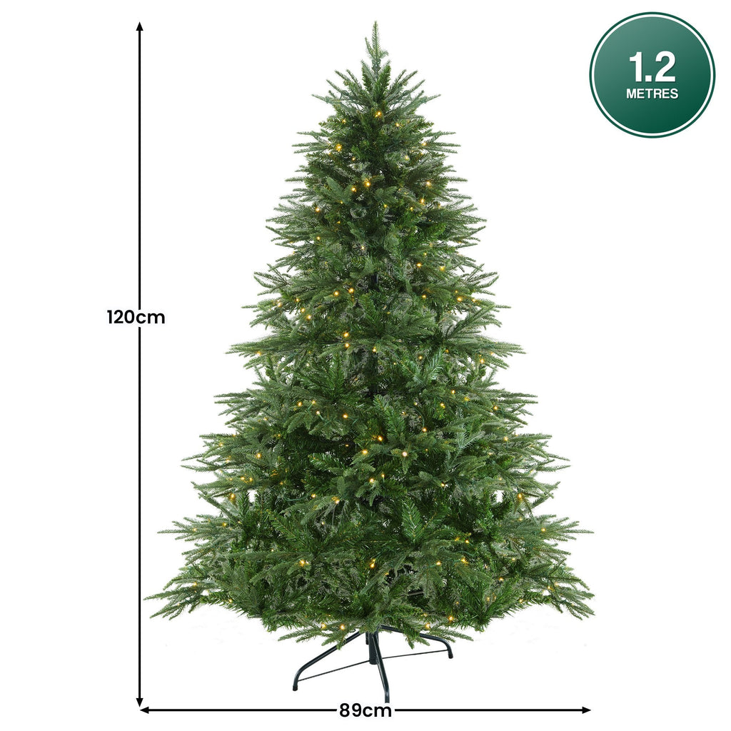 1.2m Prelit Fir Christmas Tree